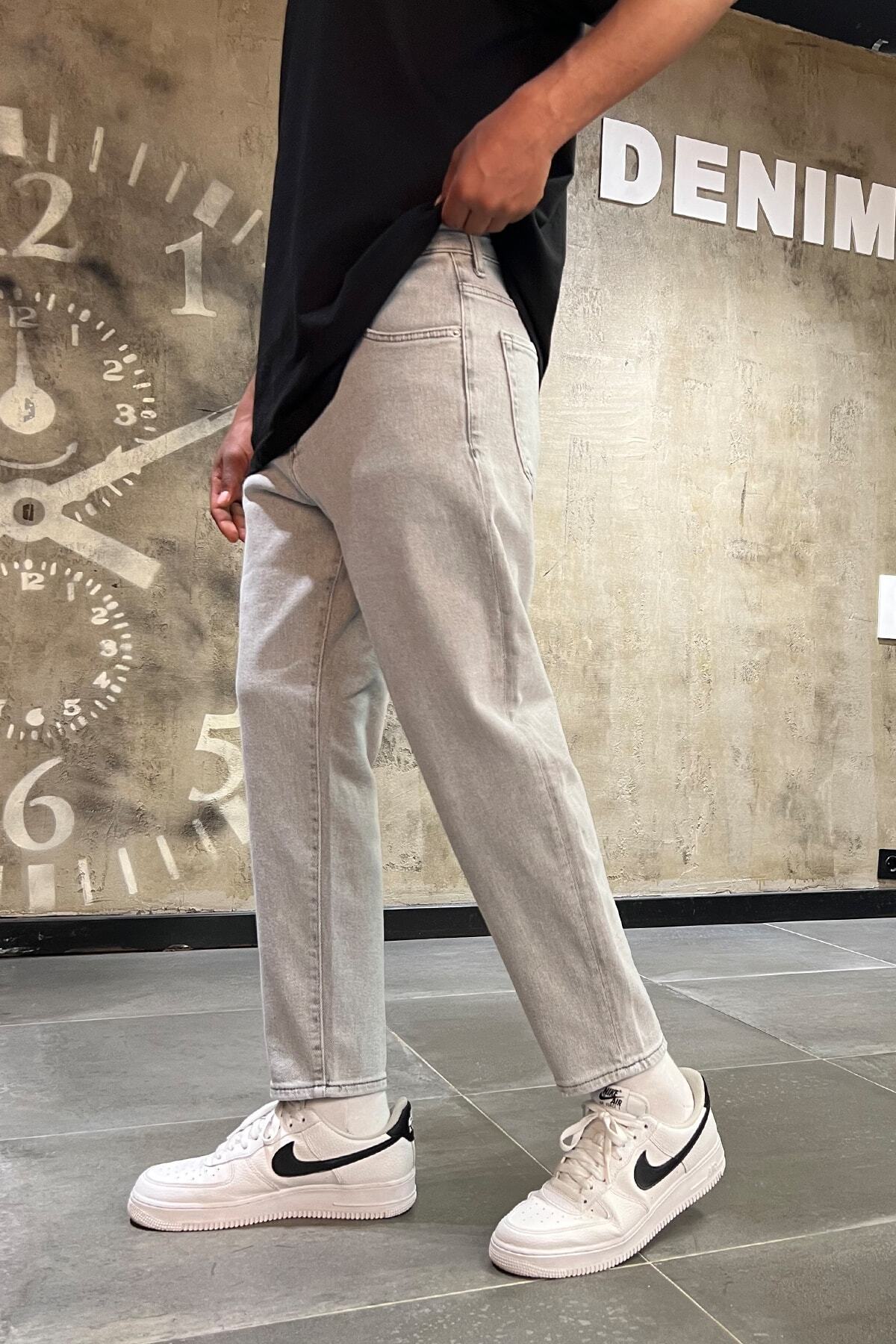 شلوار مردانه خاکستری Denim Republic | DR6916 اورجینال - تصویر 3
