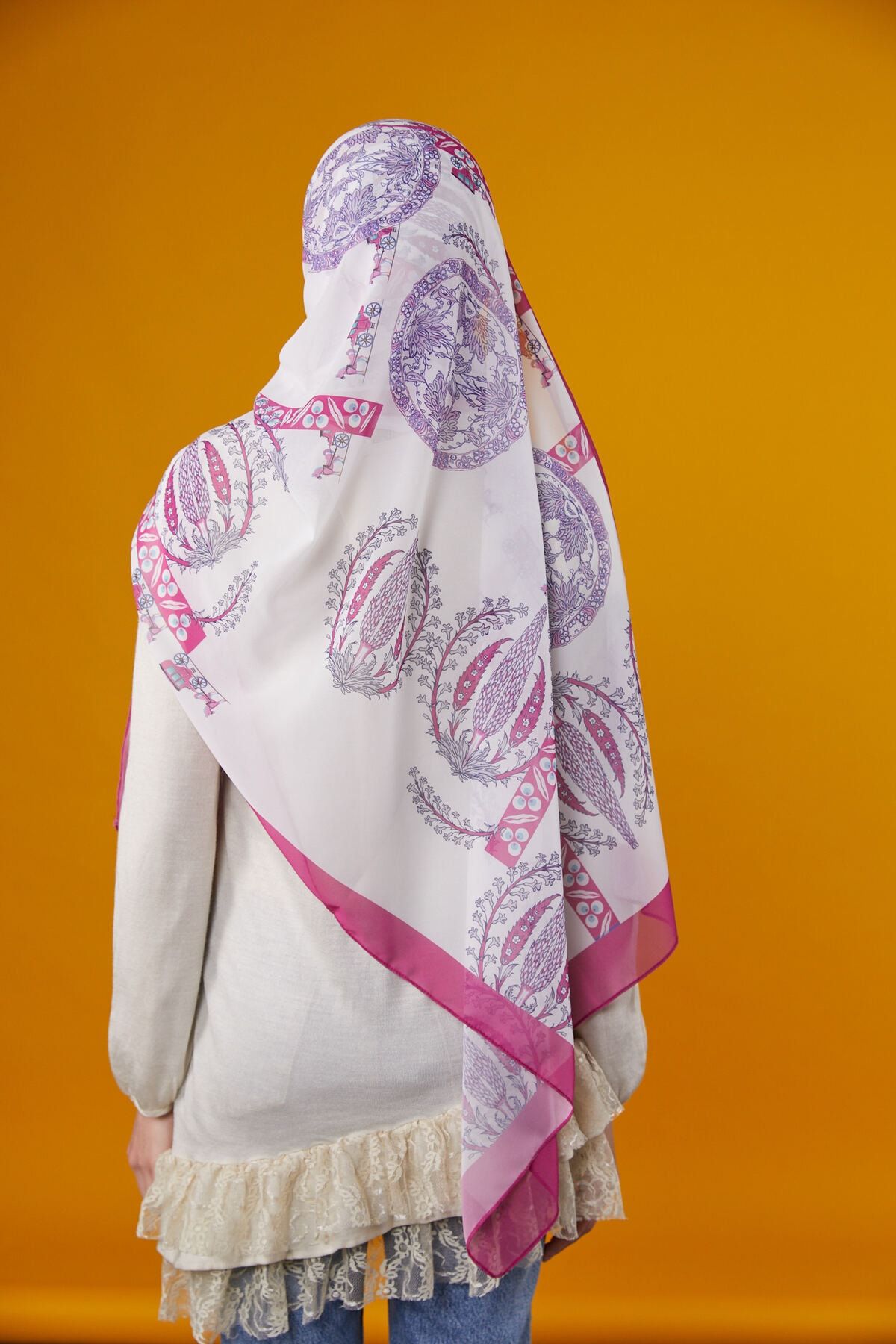 Differenza-HELIOS BONELED SHAL - Fuchsia 4