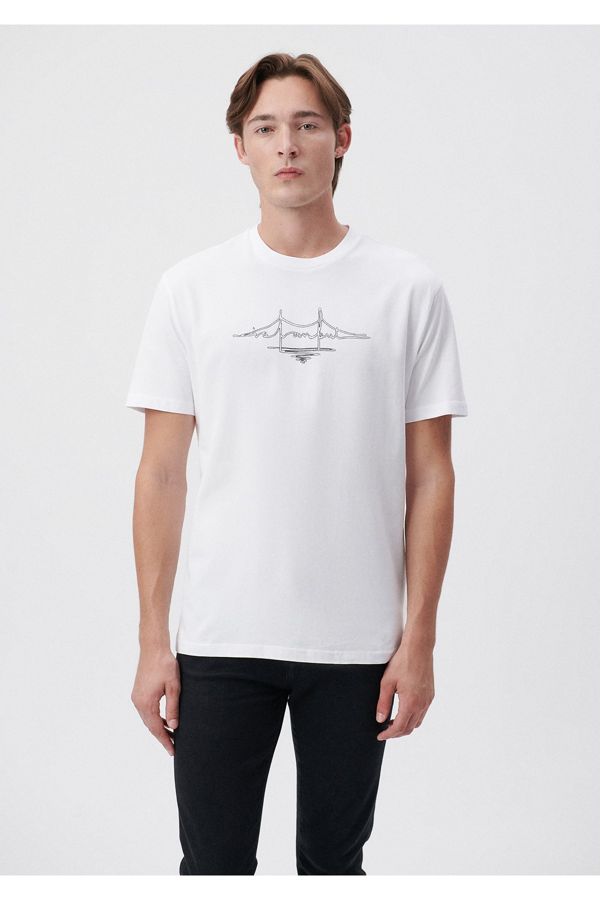 تی شرت مردانه ماوی 611881 - Image 3