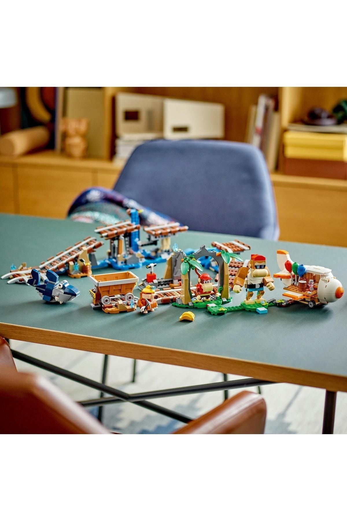 LEGO لگو مجموعه ماجراجویی اضافی سبد خرید ماین سوپر ماریو دیدی کنگ 71425 ست ساختمان اسباب بازی (1157 قطعه)