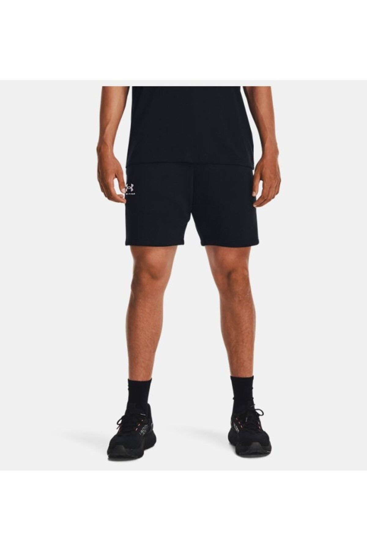 شورت ورزشی مشکی مردانه های لاغری ضروری 1380377 001 Under Armour