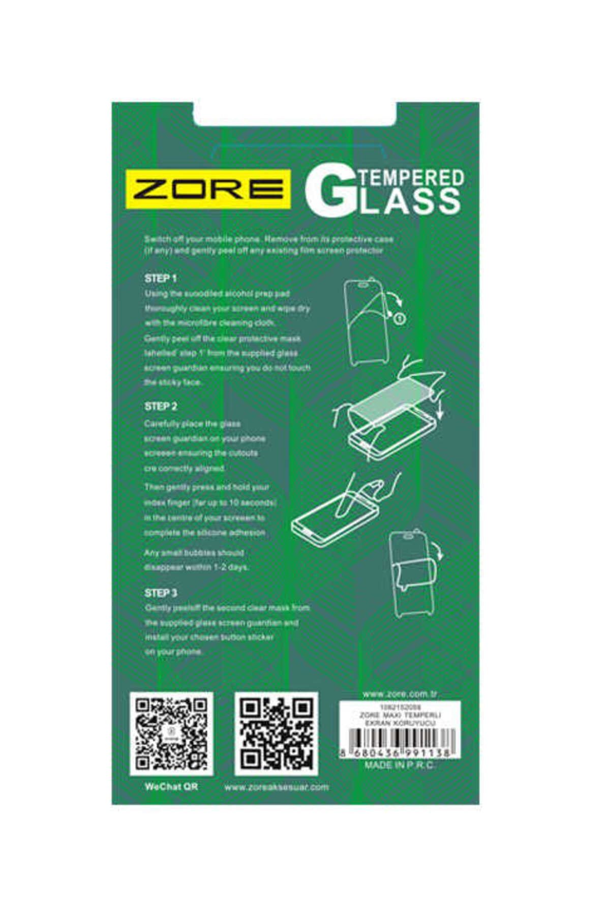 Techaks-Lenovo A2010 Screen Protector 9H Short Tempered Glass Screen Protector Transparent 2