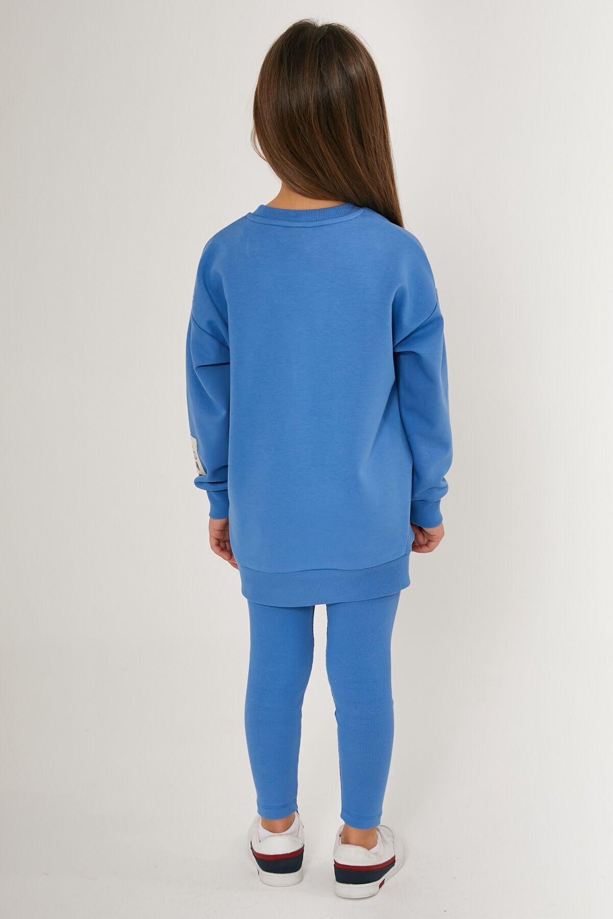 U.S. Polo Assn.-BASE. Polo Assn Shiny Blue Girls Long Sleeve Pajamas Jewelry 5