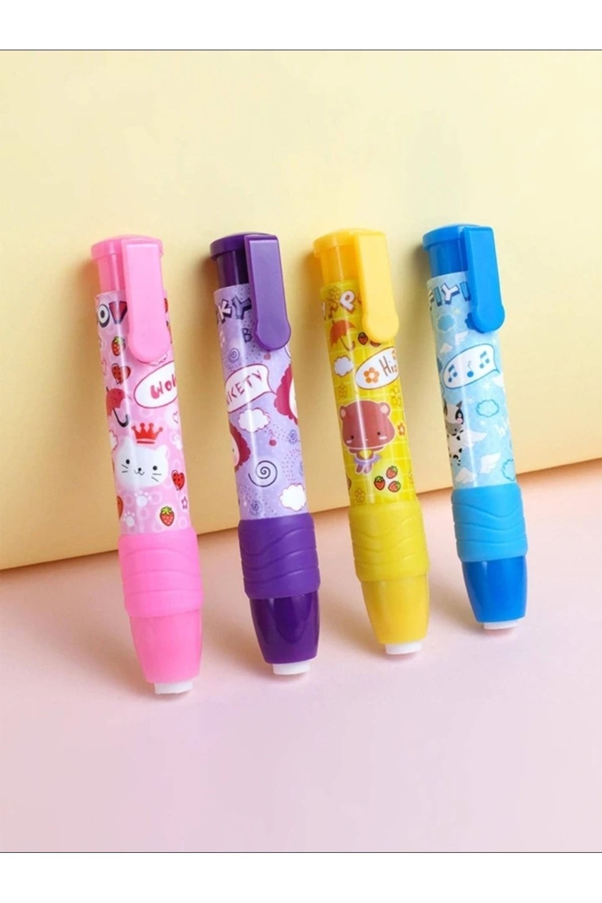 Yağmurella-Animal Pattern Push Rocket Eraser 1 Piece 2