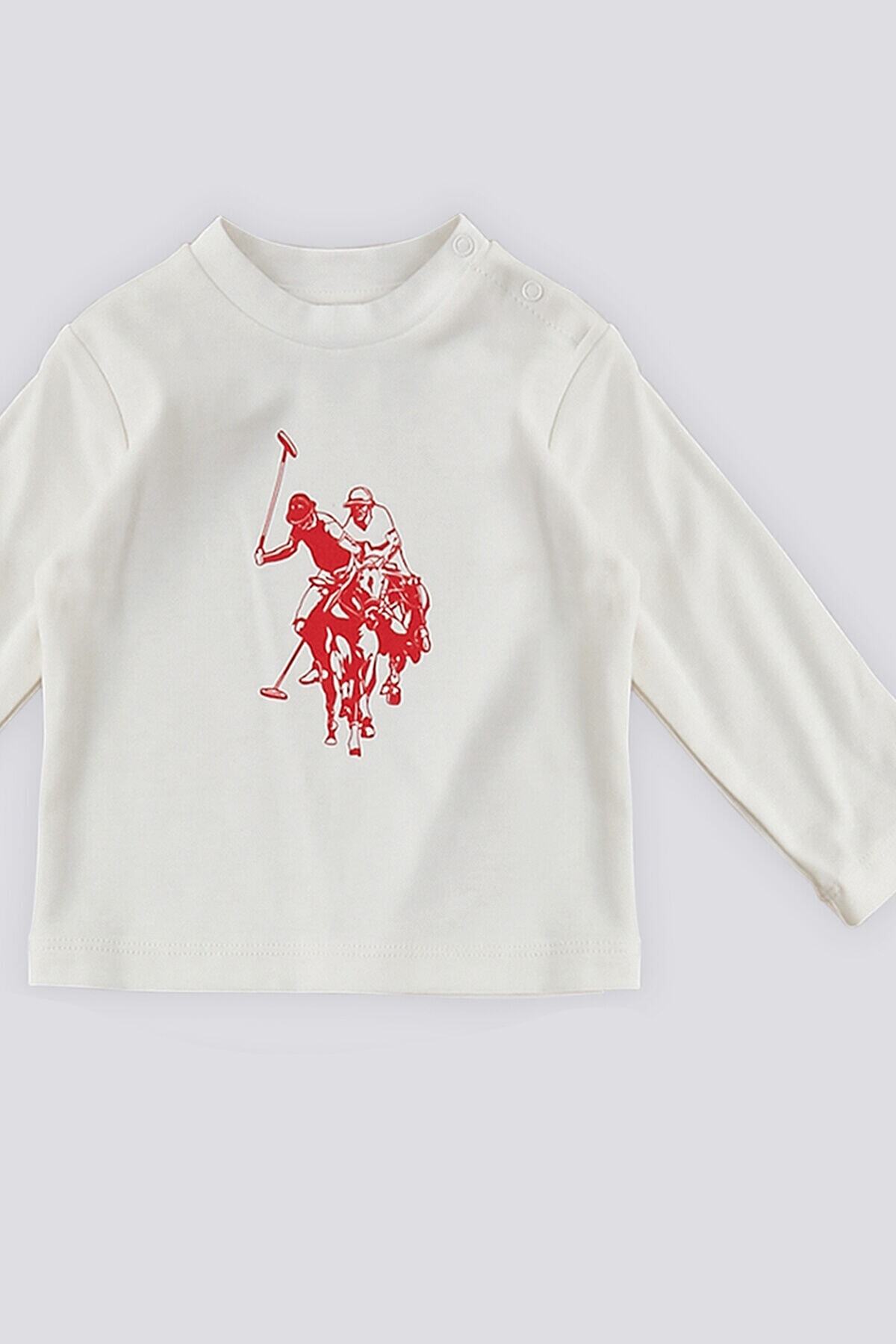 ست نوزادی پسرانه خاکستری U.S. Polo Assn. | USB1516-B اورجینال - تصویر 3