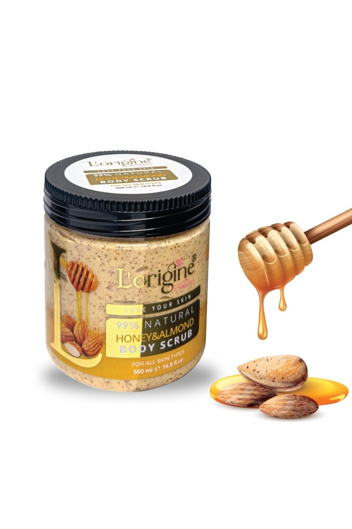 ژل و کرم دوش زنانه – مردانه  LORİGİNE DE LA BEAUTE | Vücut Peelingi اورجینال - تصویر 3