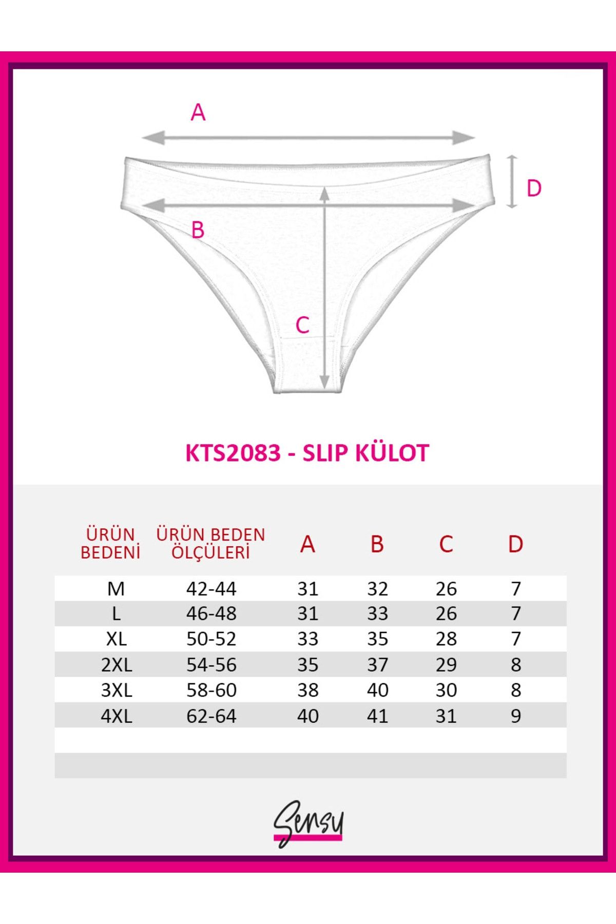calvin klein womens underwear size chart