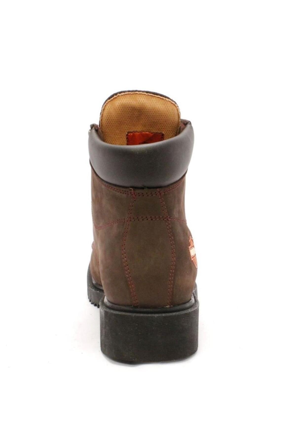 بوت مردانه قهوه ای هارلی دیویدسونHarley Davidson | DNZ-ZNNPBC936 اورجینال - تصویر 4