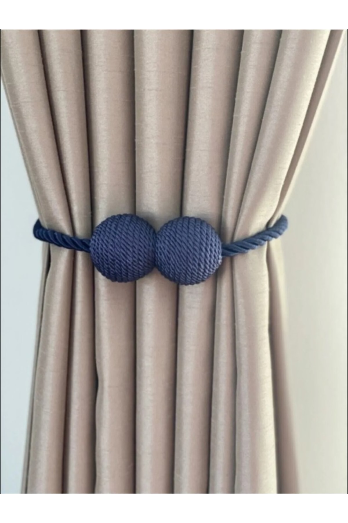 Magnet Curtain Collector Navy Blue Braçol 1 Piece