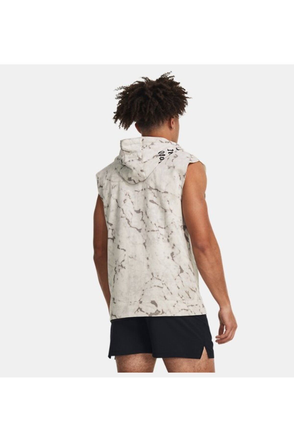 رکابی ورزشی سفید مردانه پروژه رقیب راک FLEECE بدون اندازه کامل Zipper 1380120 114 Under Armour