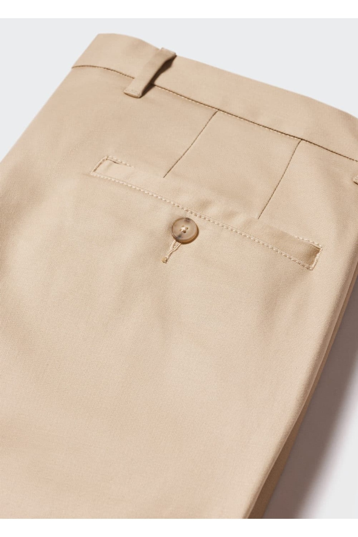 شلوار مردانه بژ منگوMANGO Man | 47030660 اورجینال - تصویر 6