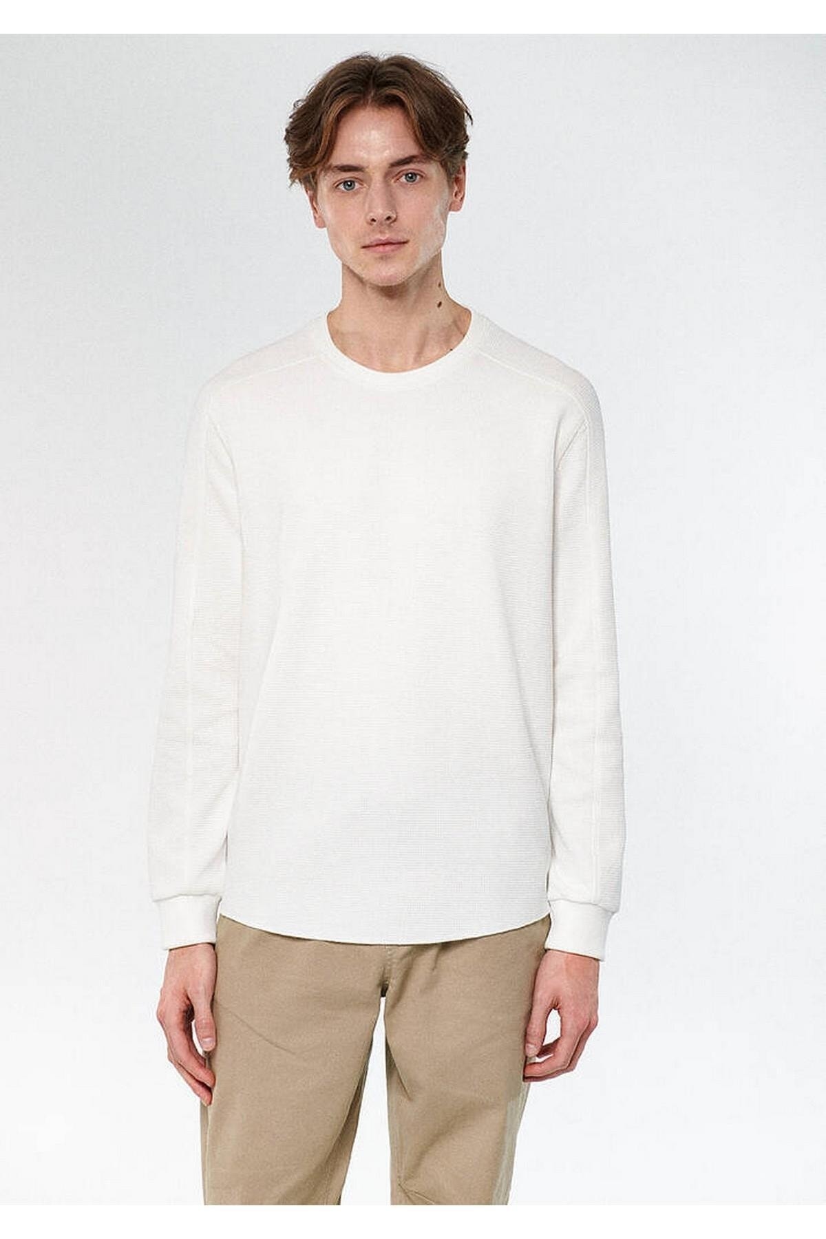 تیشرت مردانه سفید ماوی | 23Y134000705 اورجینال - تصویر 3