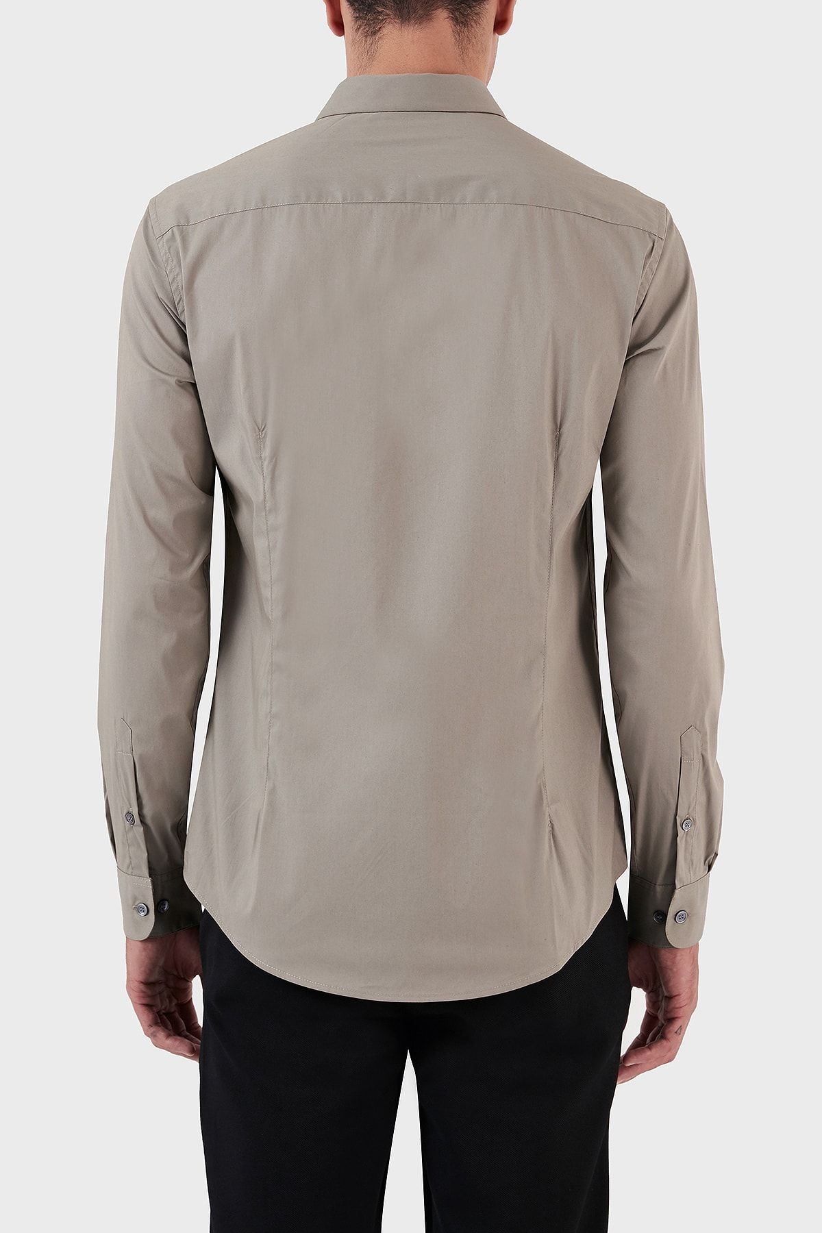Emporio Armani-Cotton Regular Fit Shirt Men's SHIRT 8N1C09 1NI9Z 0643 2