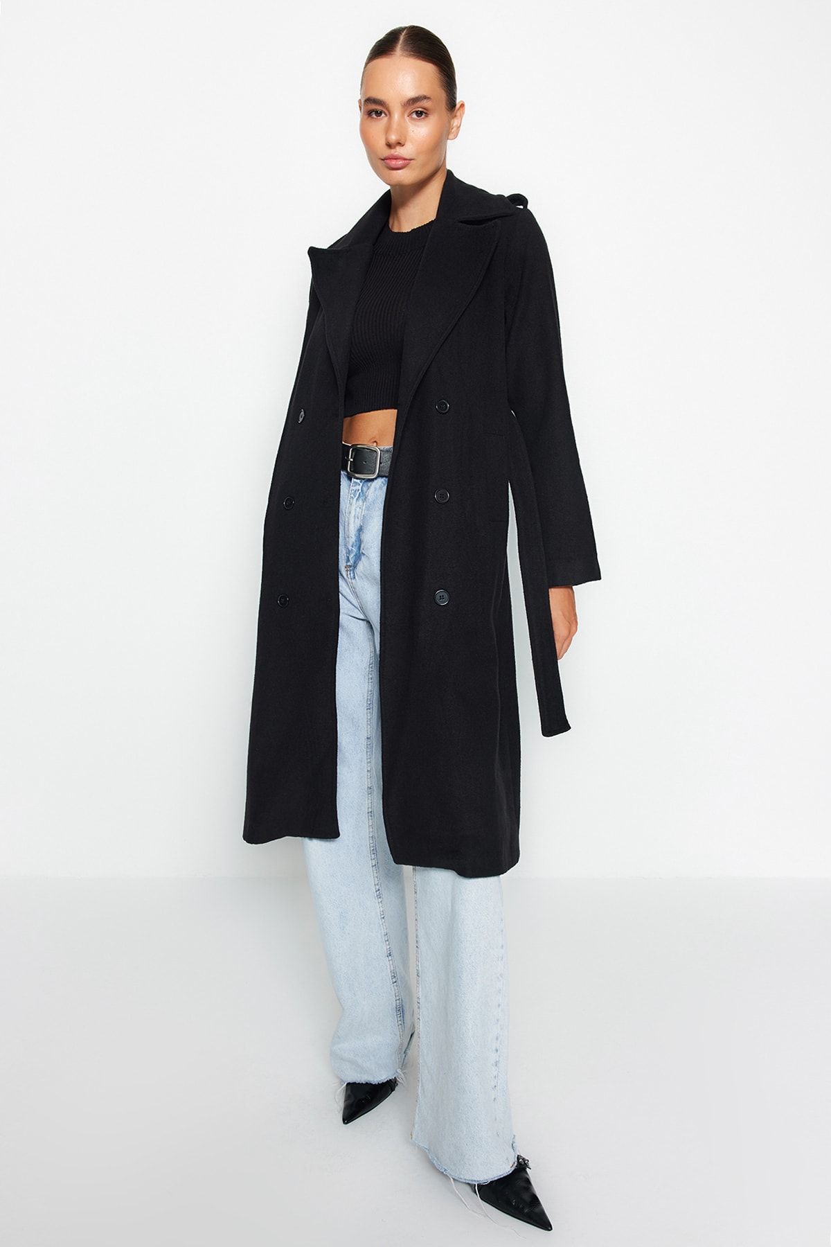 Weekday black hotsell coat