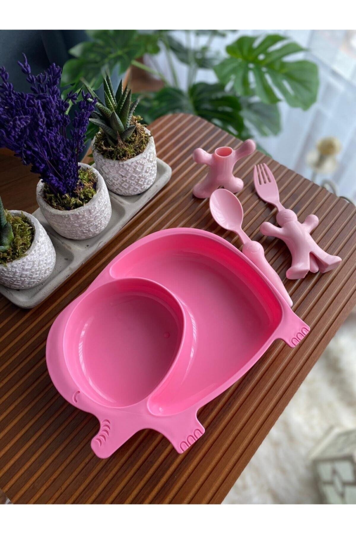 Bayev Pembe Fil Model Mama Tabağı fotoğrafı 4 (önizleme)