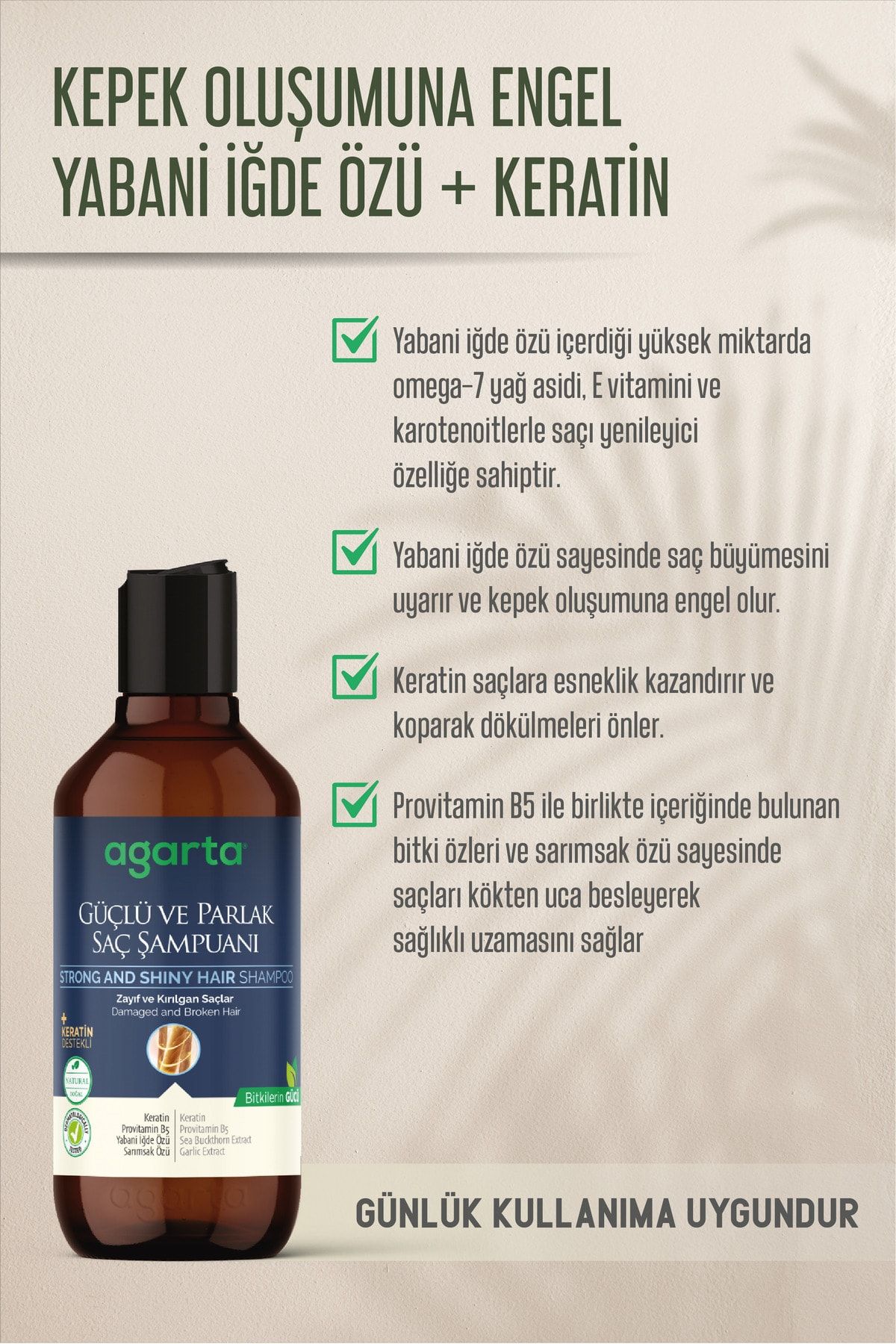 Güçlü Ve Parlak Saç Şampuanı X 2 Adet - 3