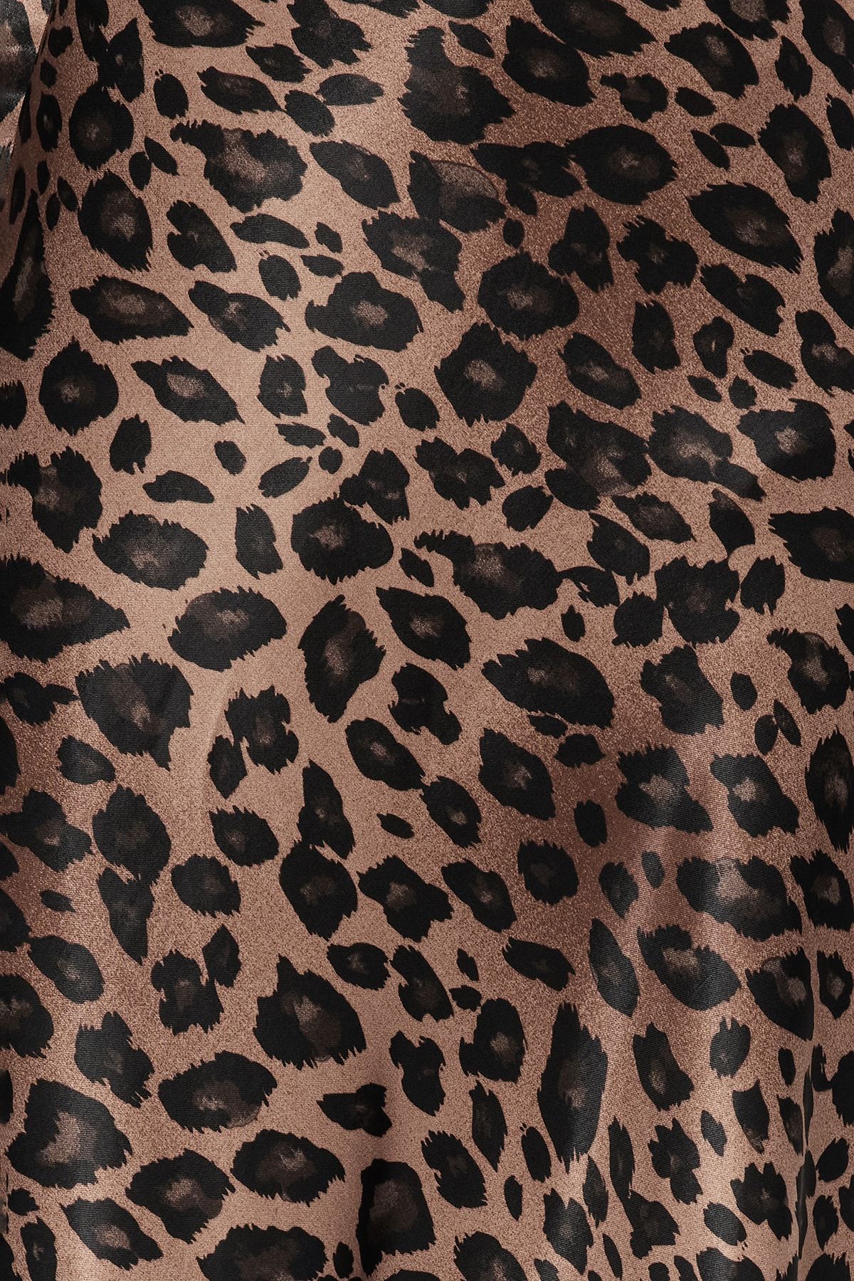 Trendyol Collection-Brauner Premium-Midirock aus gewebtem Satin mit Tiermuster, hohe Qualität TWOAW24ET00140 11