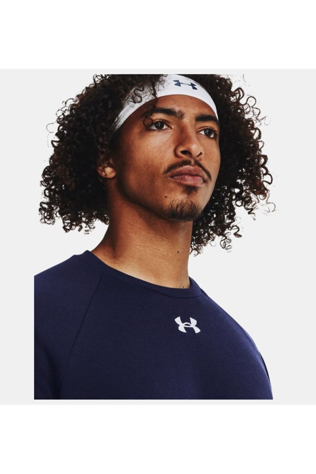 سویشرت ورزشی مشکی مردانه یقه دوچرخه رقیب UA 1379755 410 Under Armour