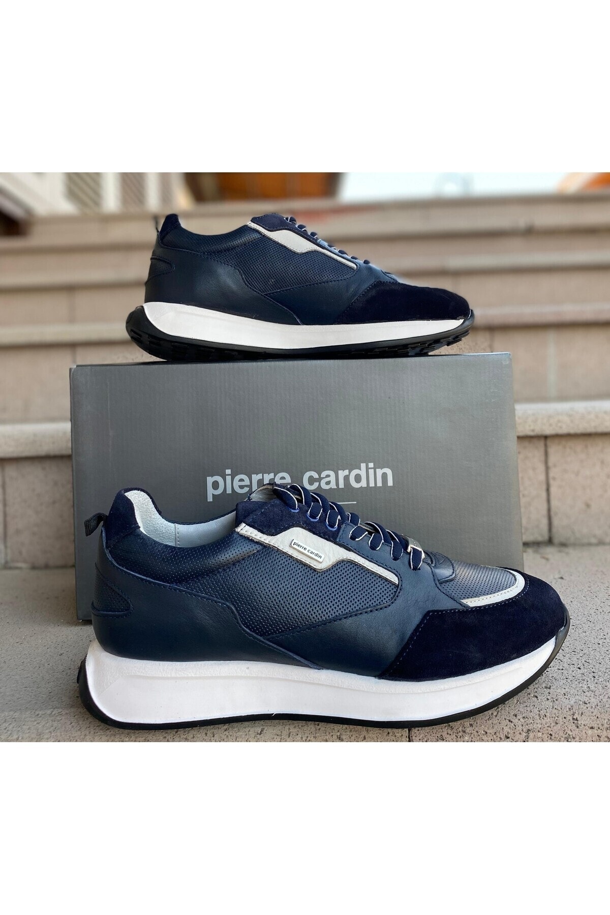 کفش پیاده روی مردانه راسته   | پیر کاردین Pierre Cardin 2961201 - تصویر 5