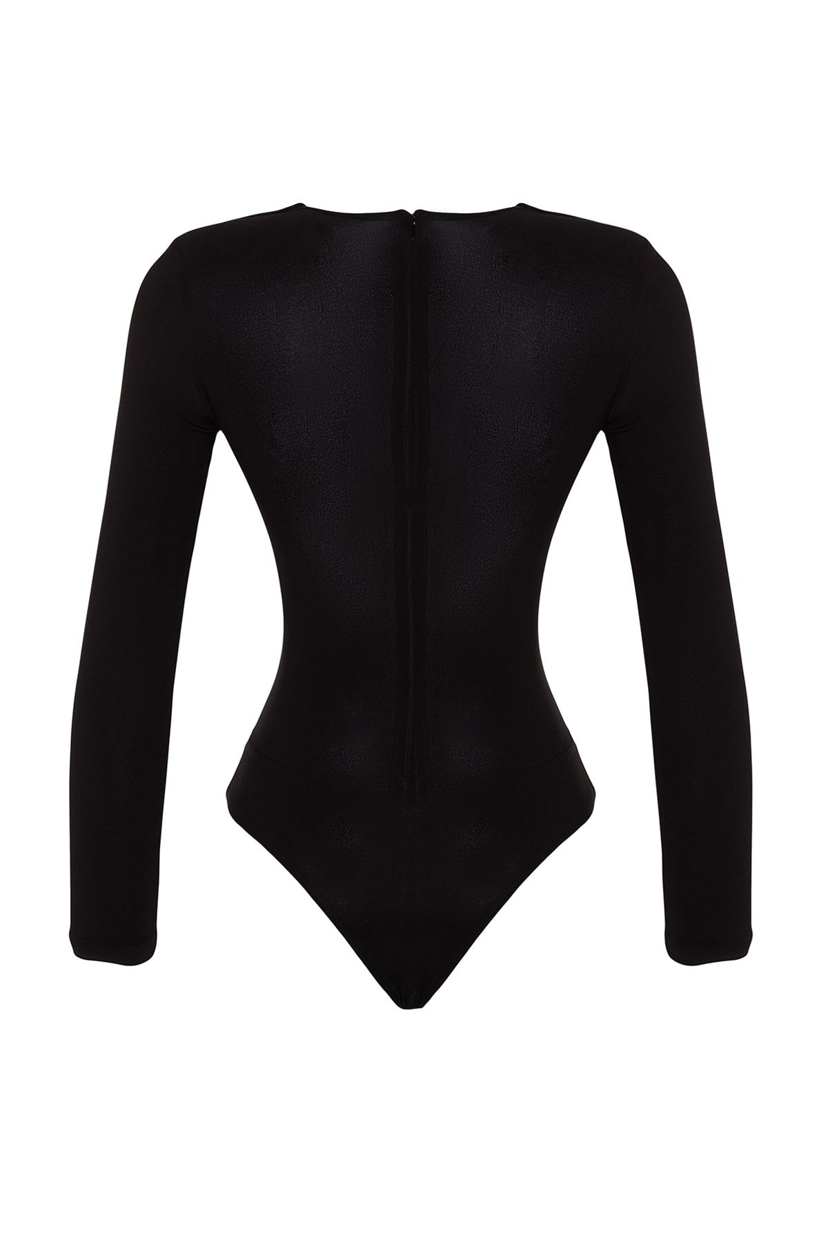 Trendyol Collection-Black Cut Out/Window Detailed Knitted Body TPRAW24BD00000 8
