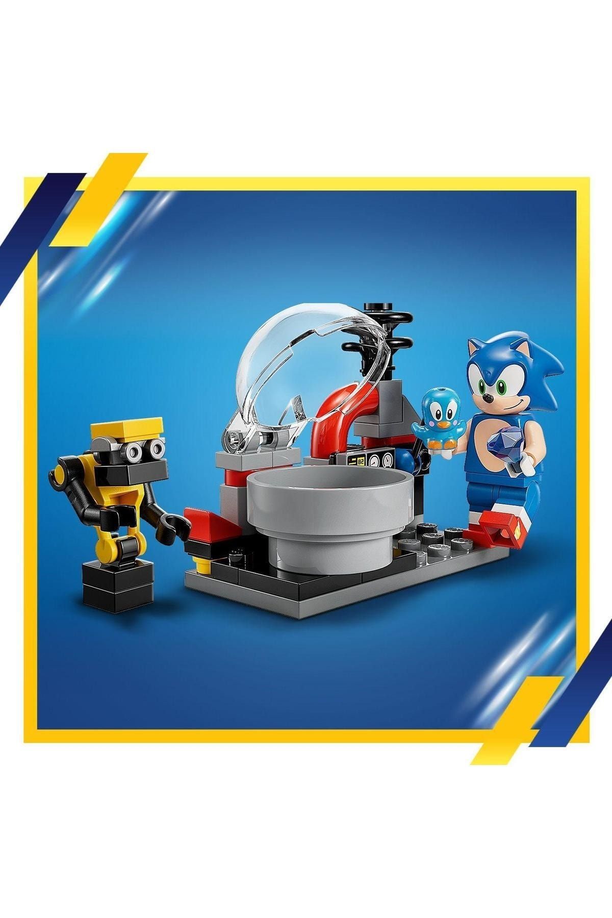 LEGO لگو Sonic The Hedgehog ربات تخم مرغ مرگ سونیک در مقابل دکتراگمن 76993 مجموعه ساختمانی (615 قطعه)