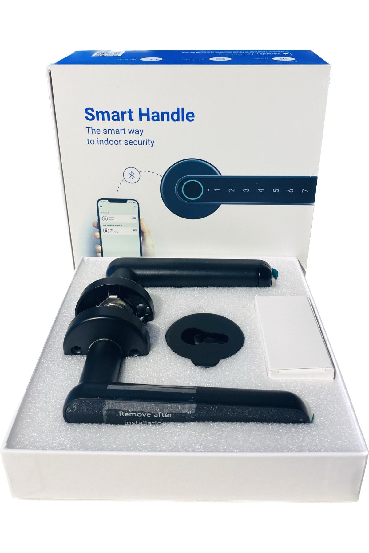 Mul-T-Lock-Multlock Smart Handle - Smart Door Handle Satin 5