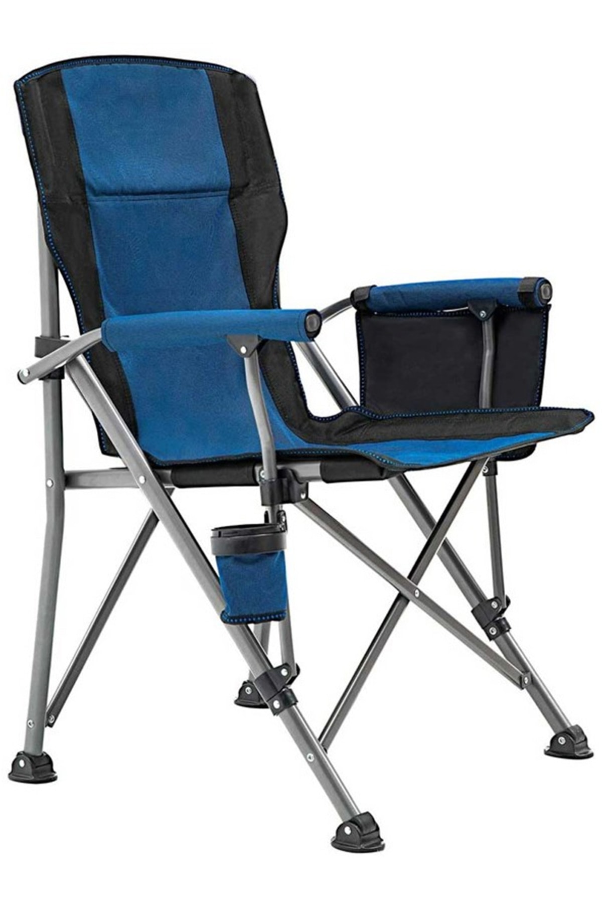 River Side Foldable Camping Chair - Navy/Black