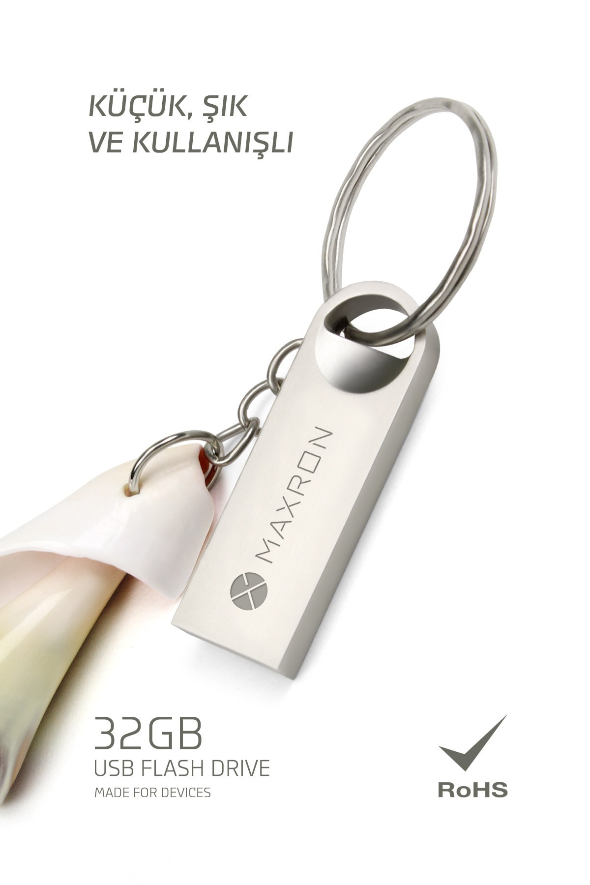 Maxron 32 GB Flash Bellek Metal Gövde Ömür Boyu Garantili Güvenli Usb ...