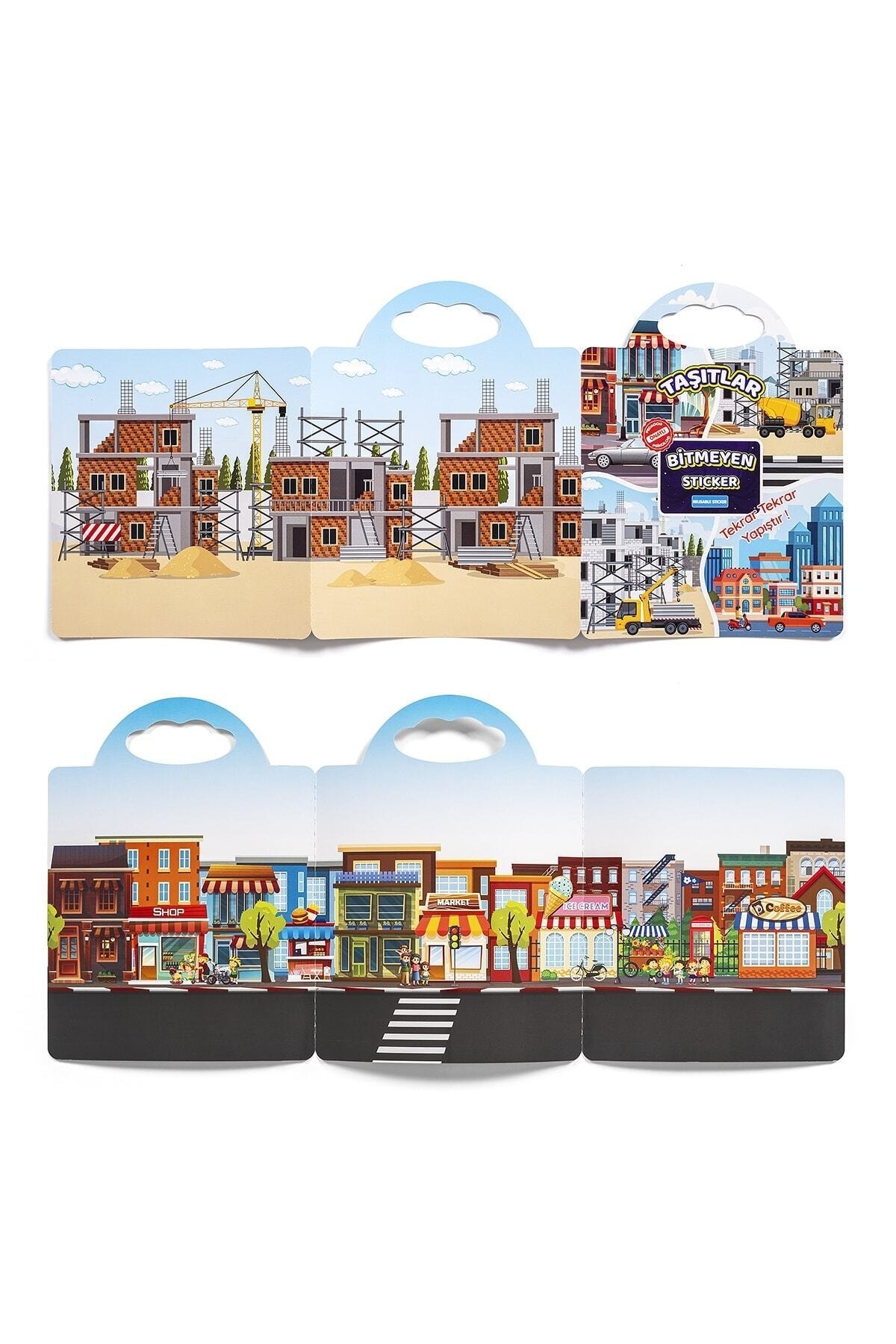 3lü Set Pedagog Onaylı Bitmeyen Sticker Kitabım Tekrar Tekrar Kullanılabilir 60+ Sticker