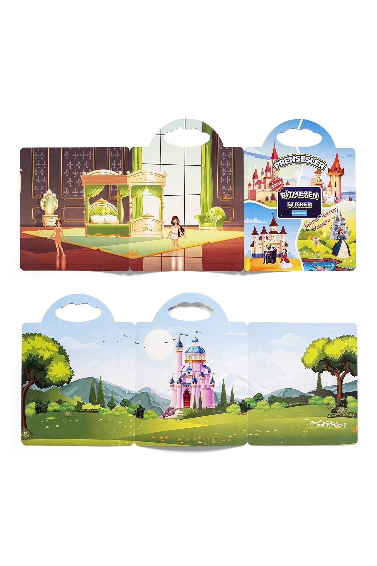 3lü Set Pedagog Onaylı Bitmeyen Sticker Kitabım Tekrar Tekrar Kullanılabilir 60+ Sticker