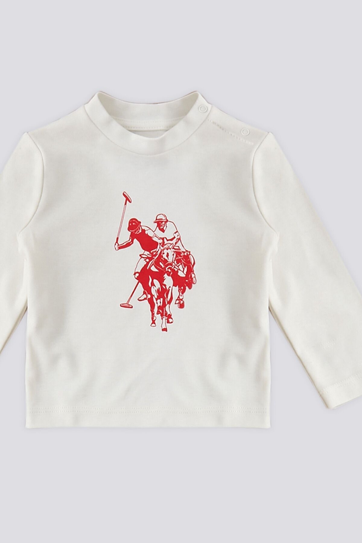 U.S. Polo Assn. ست 3 تکه کودک با جزئیات راه آبی نای