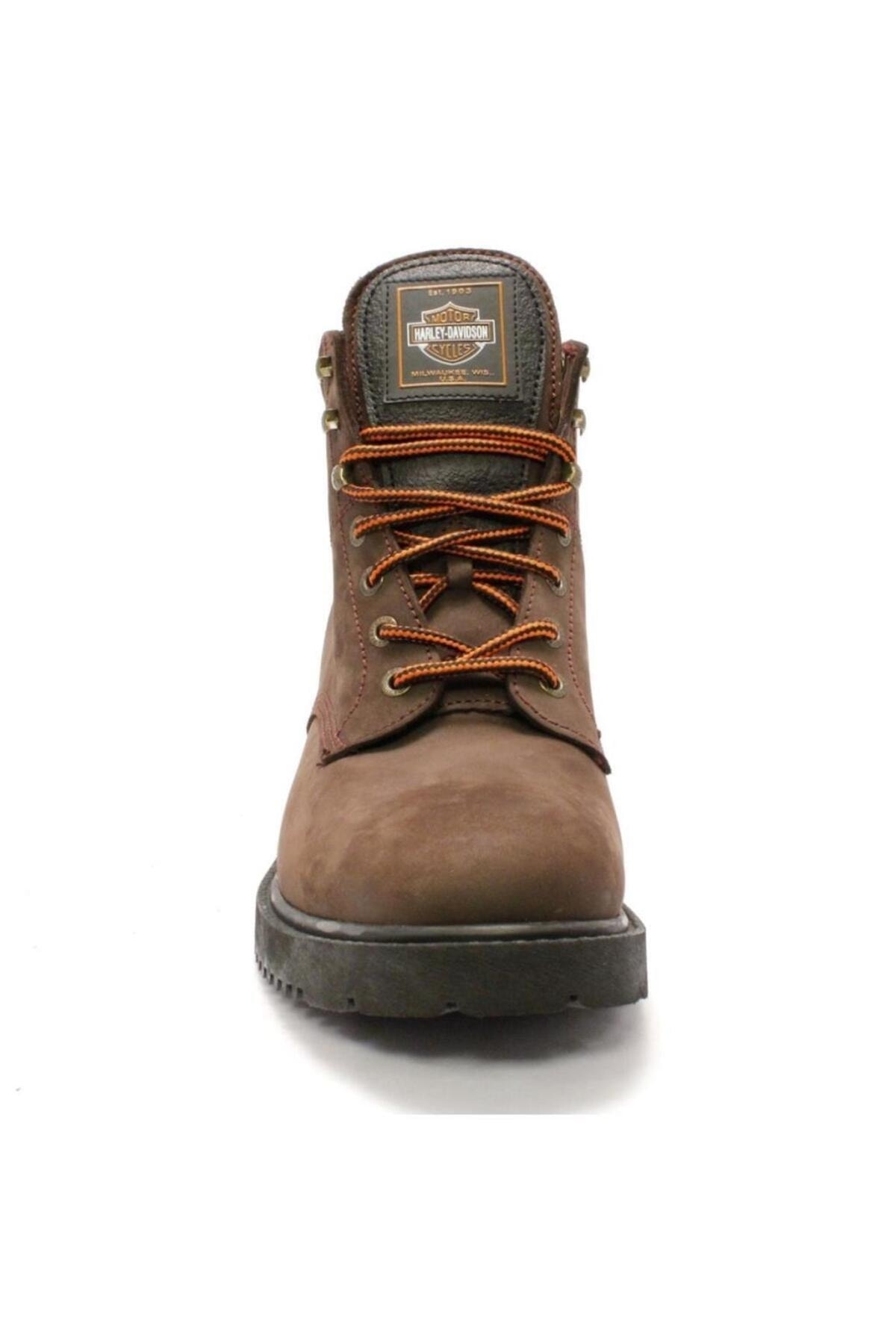 بوت مردانه قهوه ای هارلی دیویدسونHarley Davidson | DNZ-ZNNPBC936 اورجینال - تصویر 2