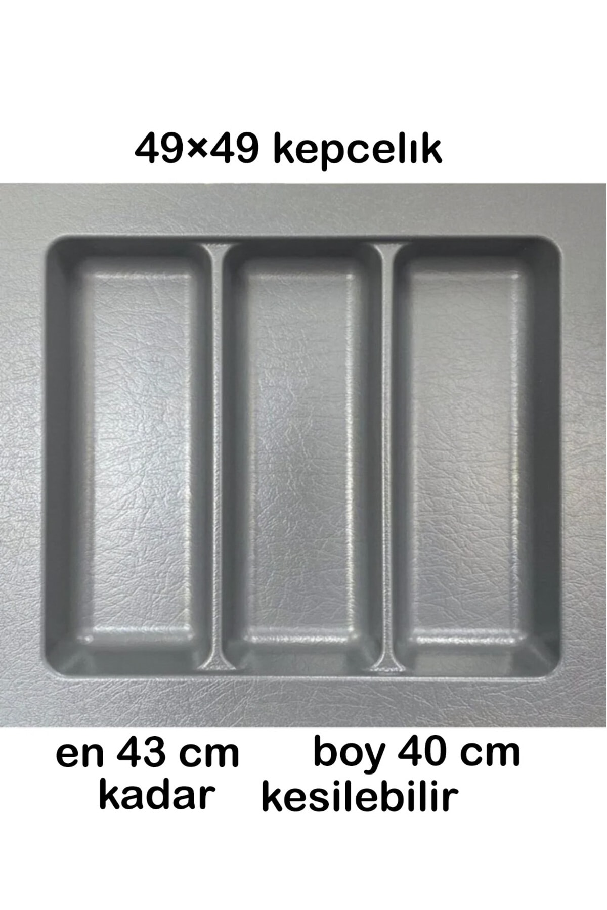 49/49 Cm Drawer Inner Grey Bucket Steel Can Be Shortened to 43/40 Cm
