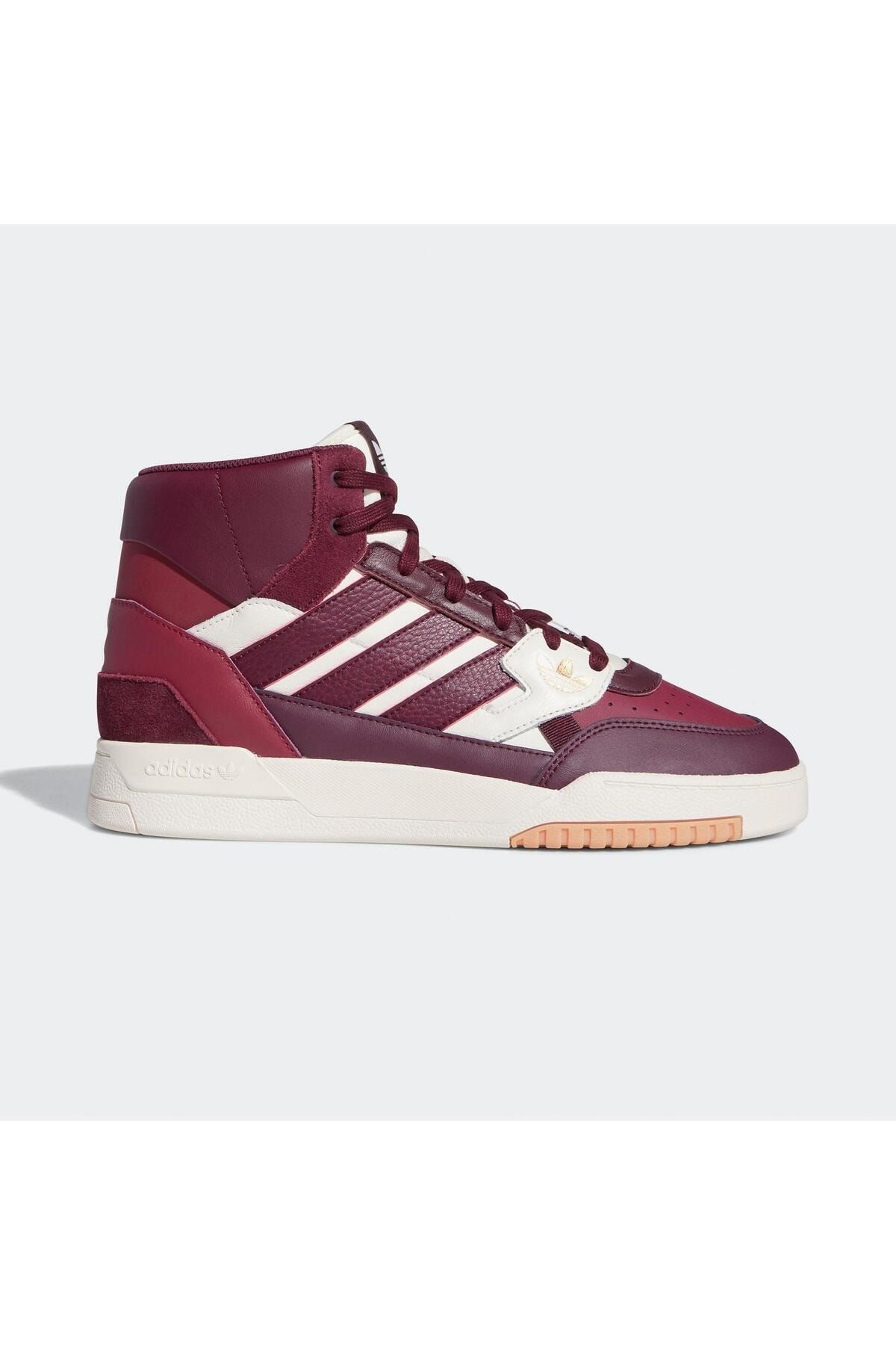 Burgundy adidas high top new arrivals
