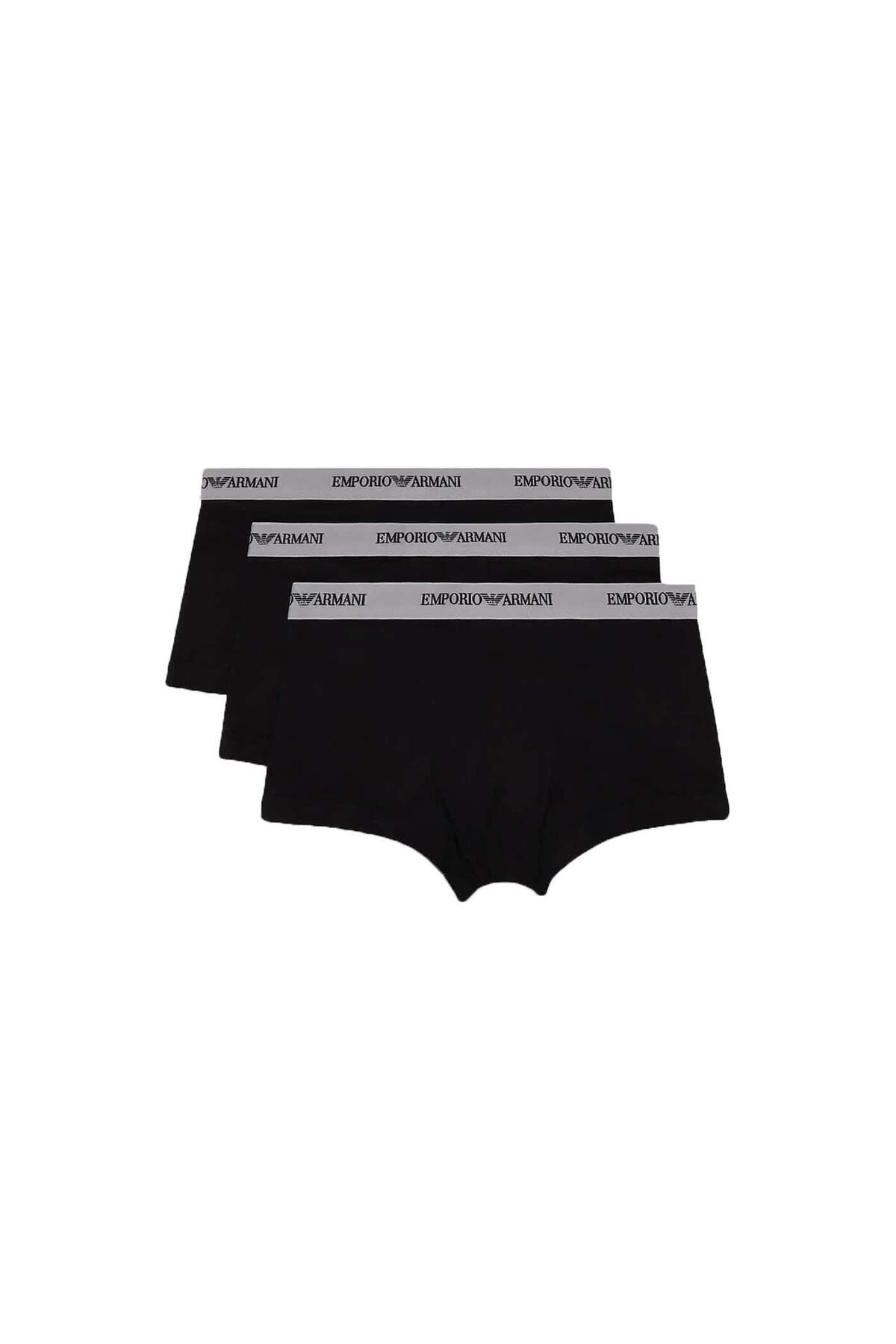 Emporio Armani Boxer Shorts Black Trendyol