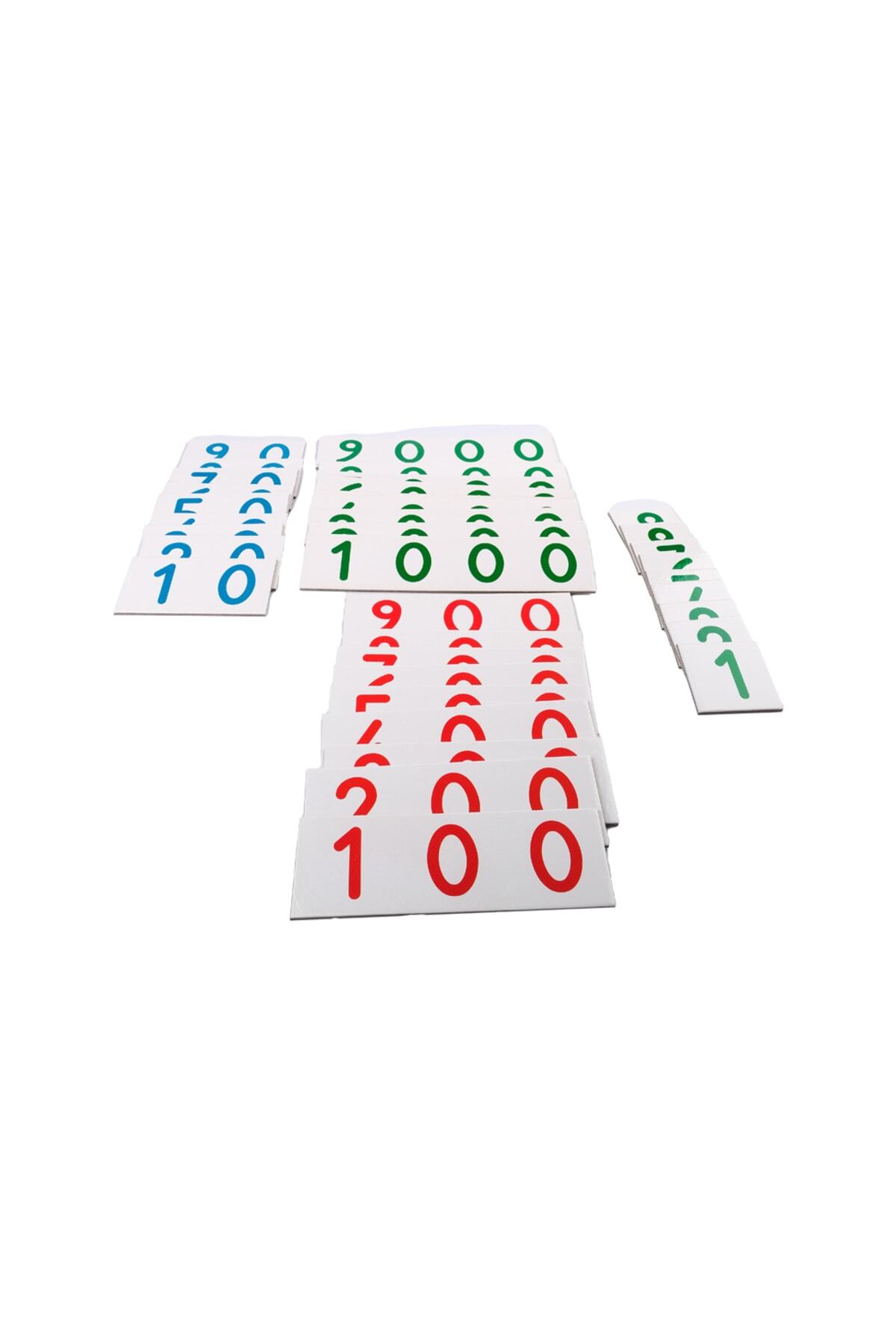 BALATOYZ Montessori 1 ’ den 9000 ’ e Sayı Kartları ( Matbu Form ) fotoğrafı 3 (önizleme)