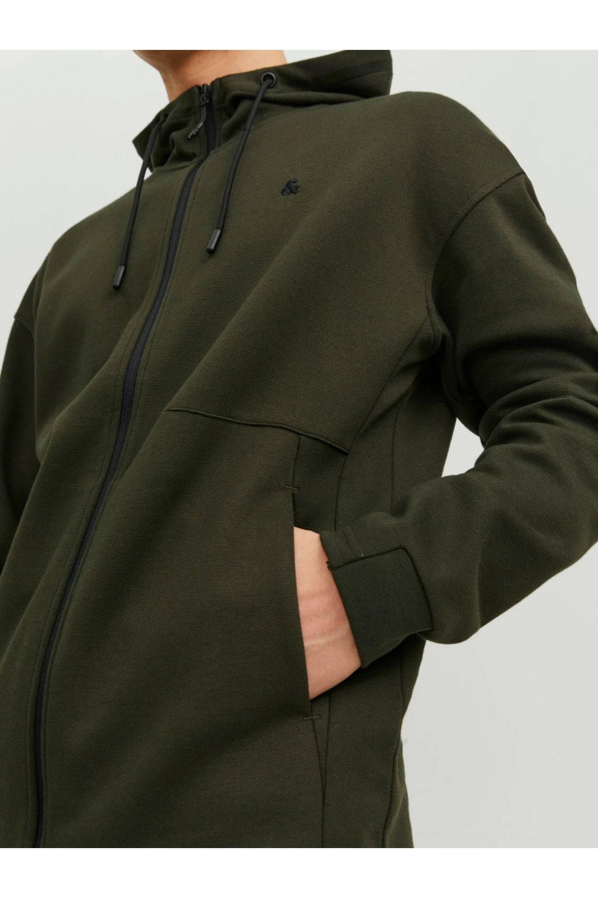 Jack & Jones-Men's Hooded and Zippered Sweatshirt - 12240595 3
