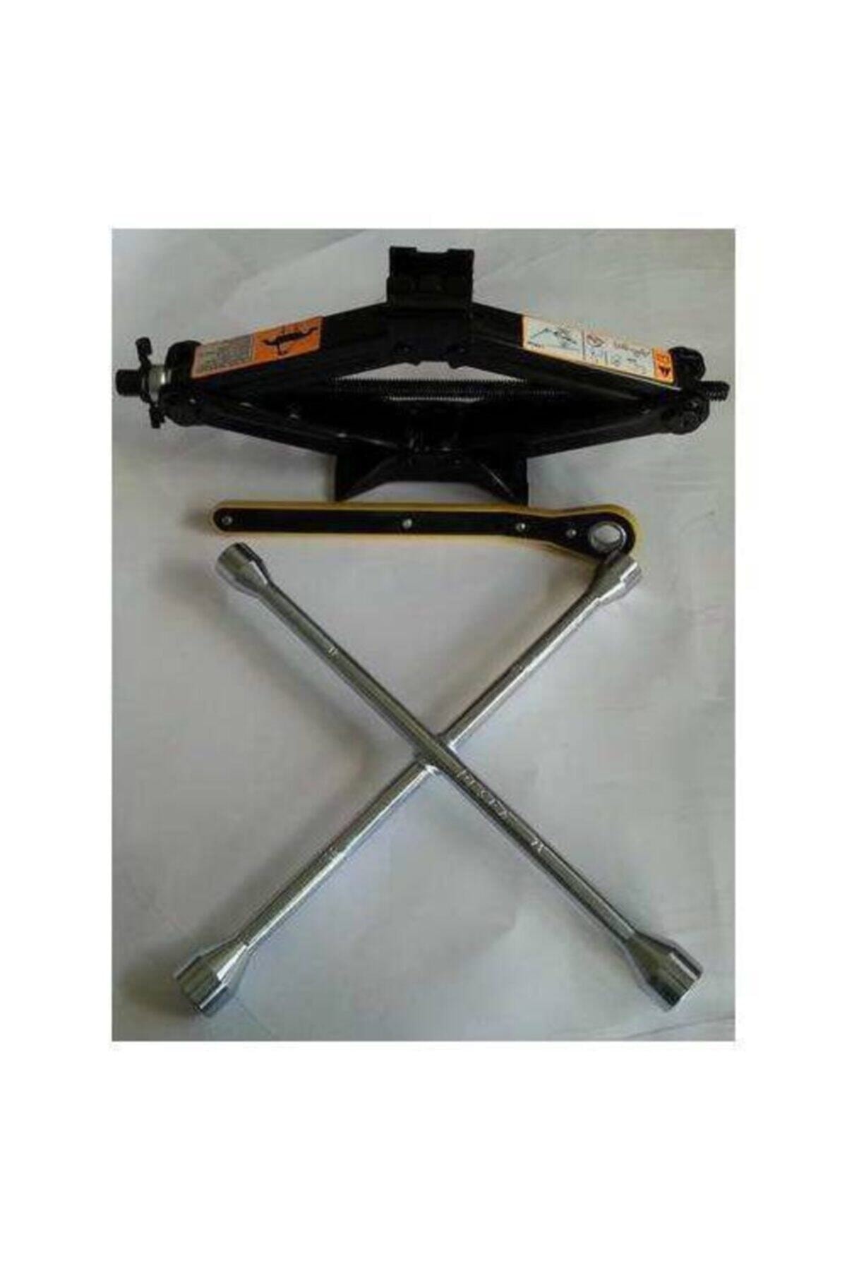 inoltrare Akardion Kriko Cırcırlı Makas Tip 1,5 Ton + Bijon Anahtarı Çelik