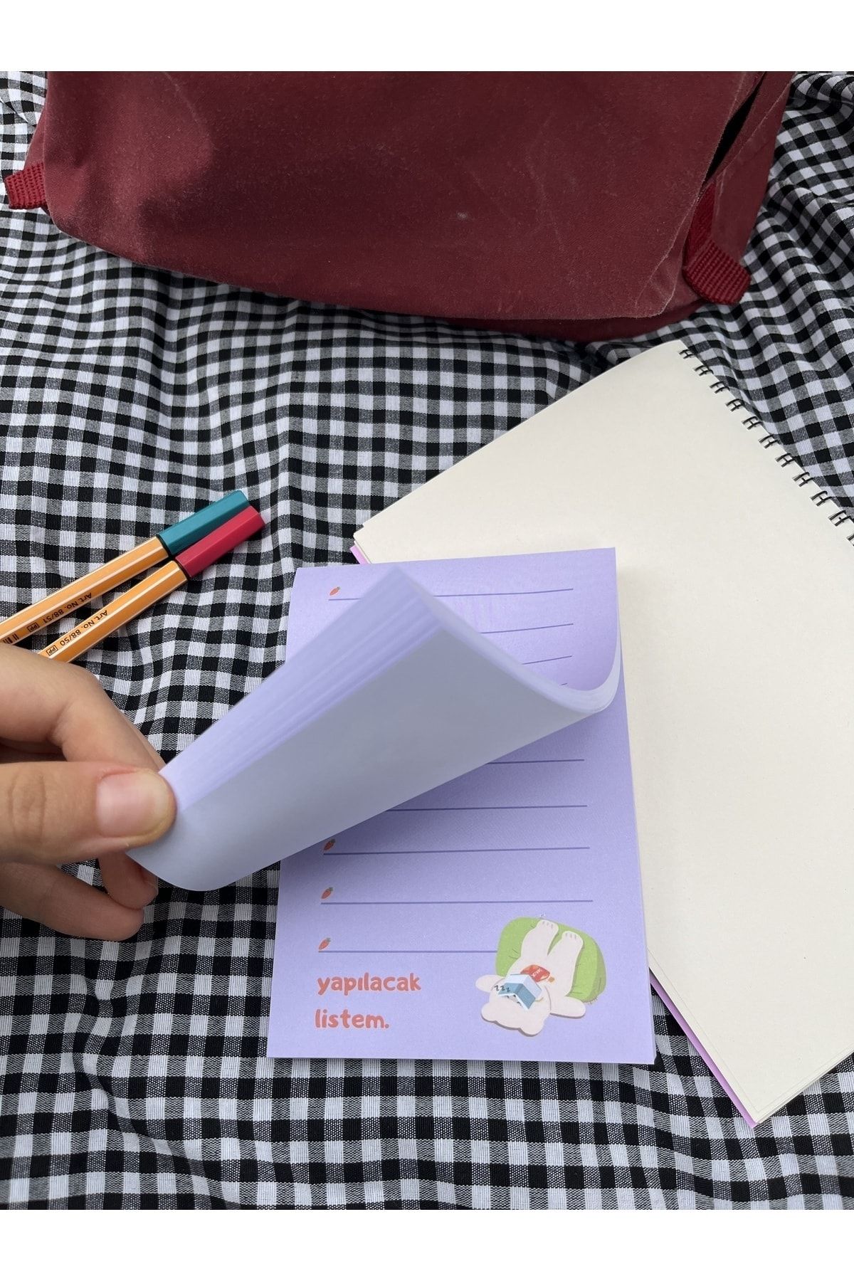 Sumicorn Design-Cute Kawaii Memo Pad, Notepad, To Do List, Memopad, Planner, A6 (10,5x14,8 cm), 100 pcs 4