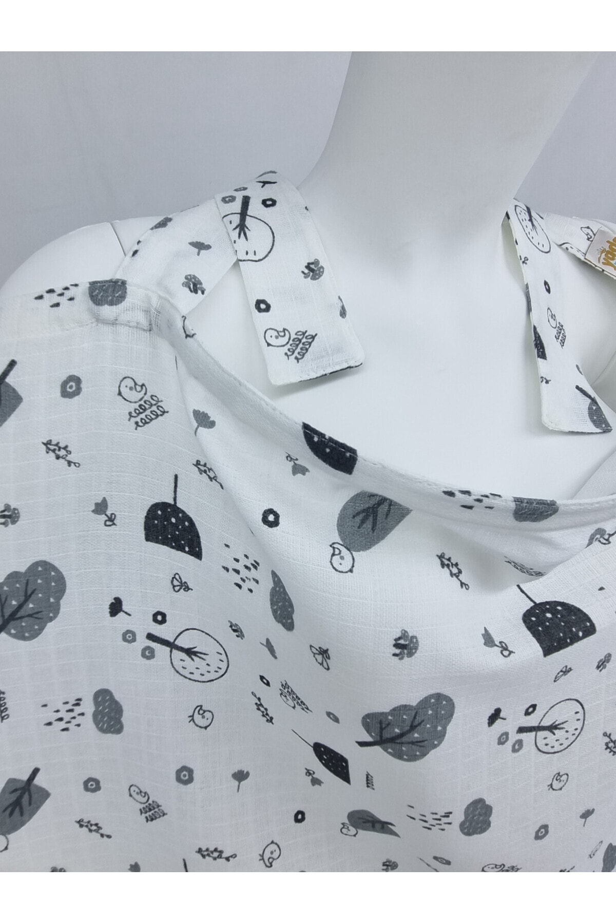 Yada Baby %100 Organik Pamuktan Müslin Emzirme Önlüğü (kumaşlarımız Sertifikalıdır) fotoğrafı 4 (önizleme)