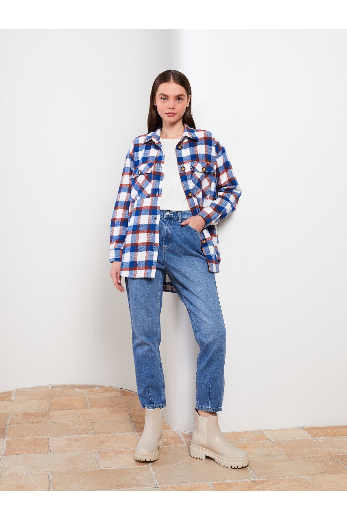 LC Waikiki-Pantaloni de damă Mom Fit drepti 1