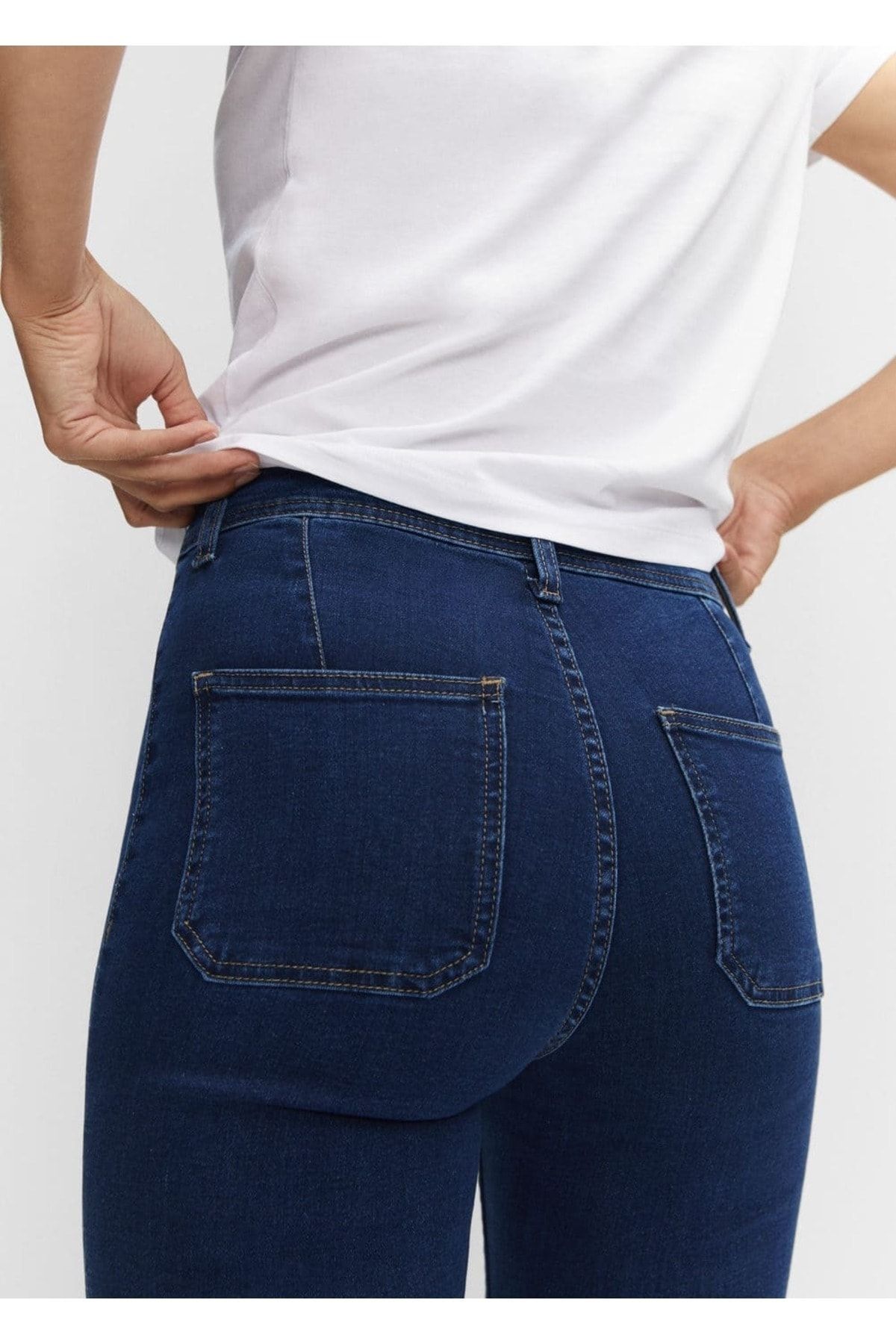 MANGO High Waist Cotton Jegging Trendyol