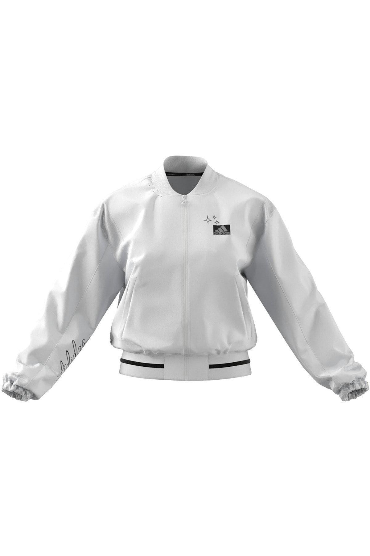 Adidas bomber jacket white 2025