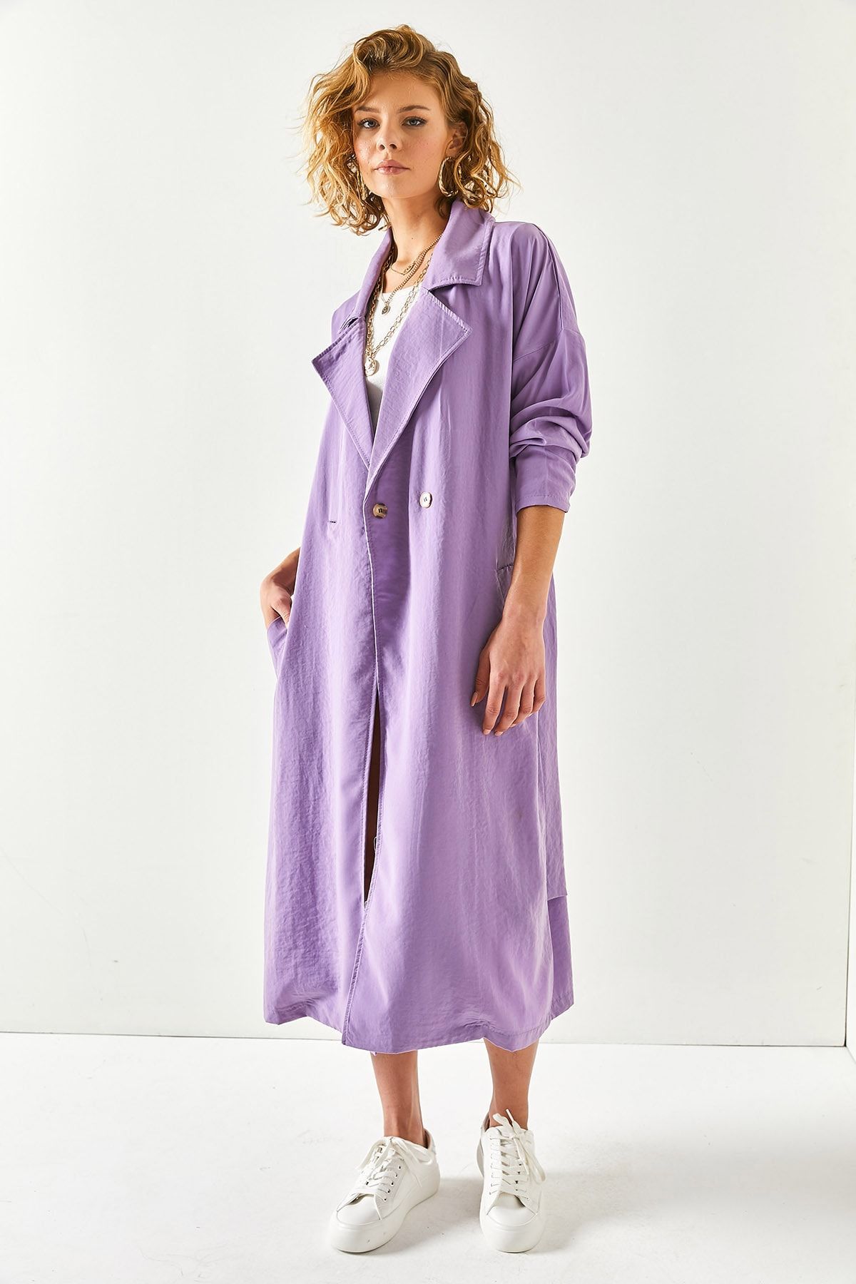 Bryant velvet trench coat shop