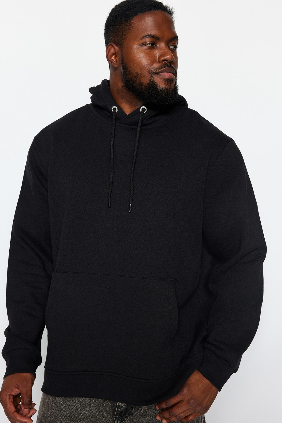 Trendyol Collection Black Men s Large Size Regular Normal Cut