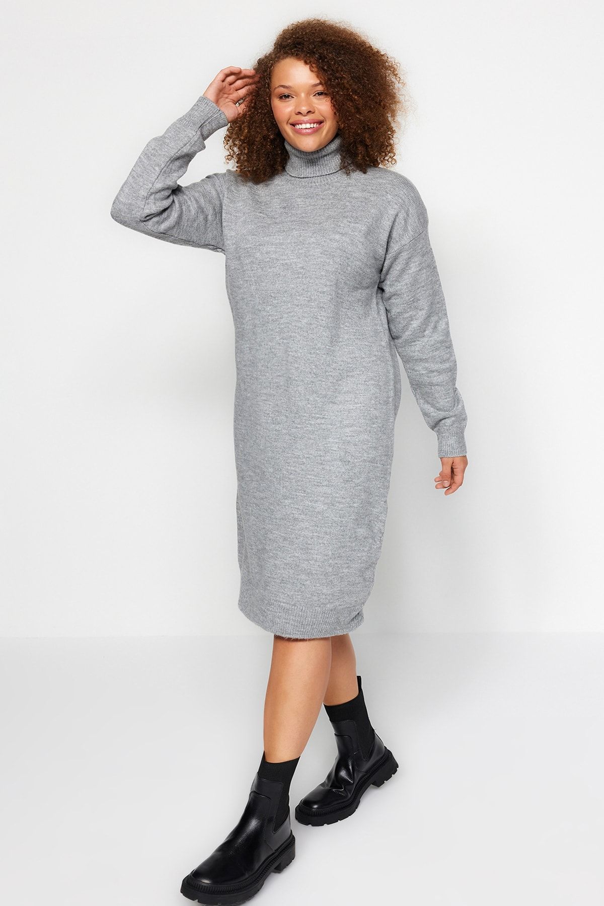 Grey dress hotsell size 18