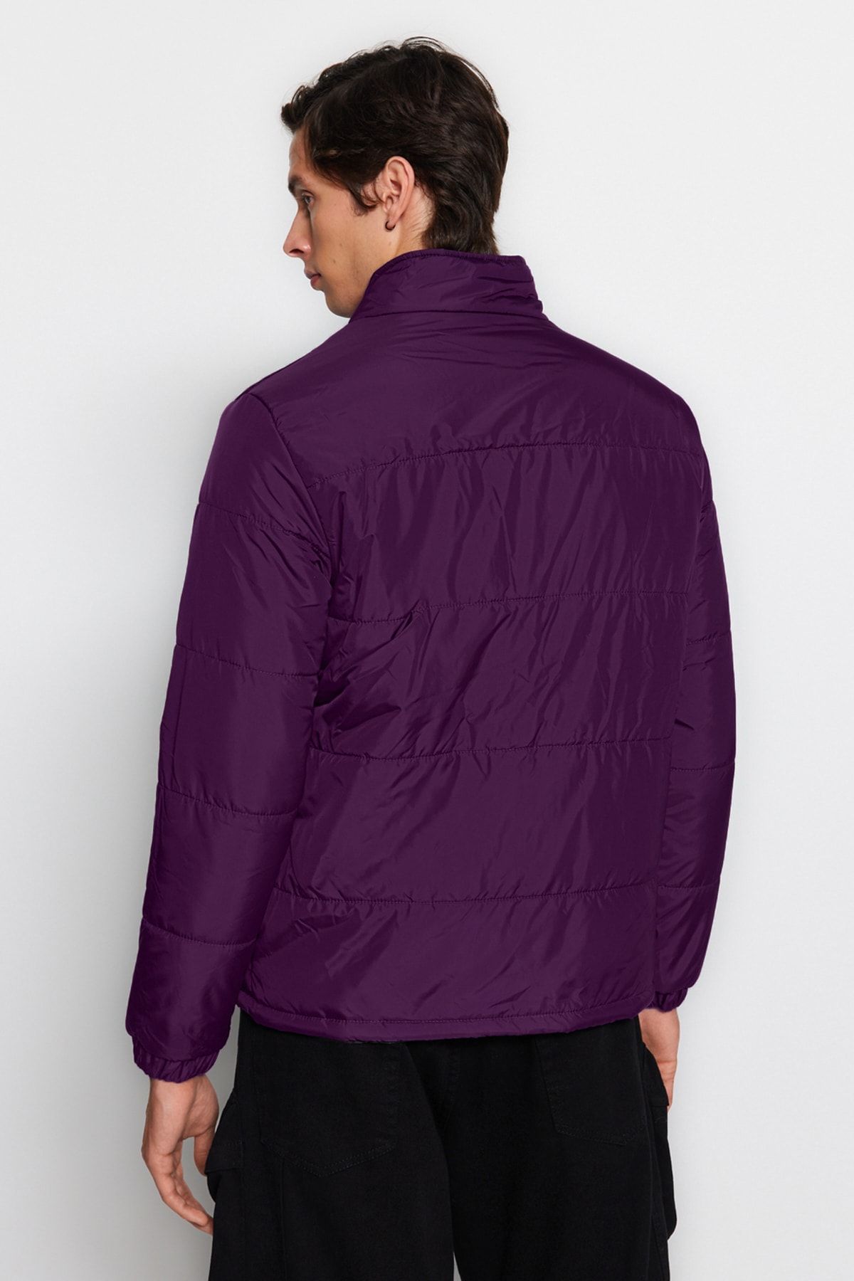 Trendyol Collection Winter Jacket Purple Puffer Trendyol
