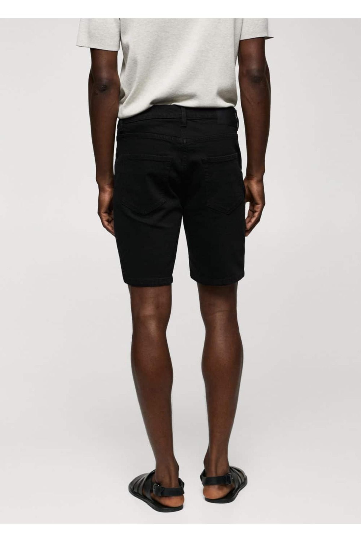 MANGO Man-Regular fit denim bermuda shorts 19
