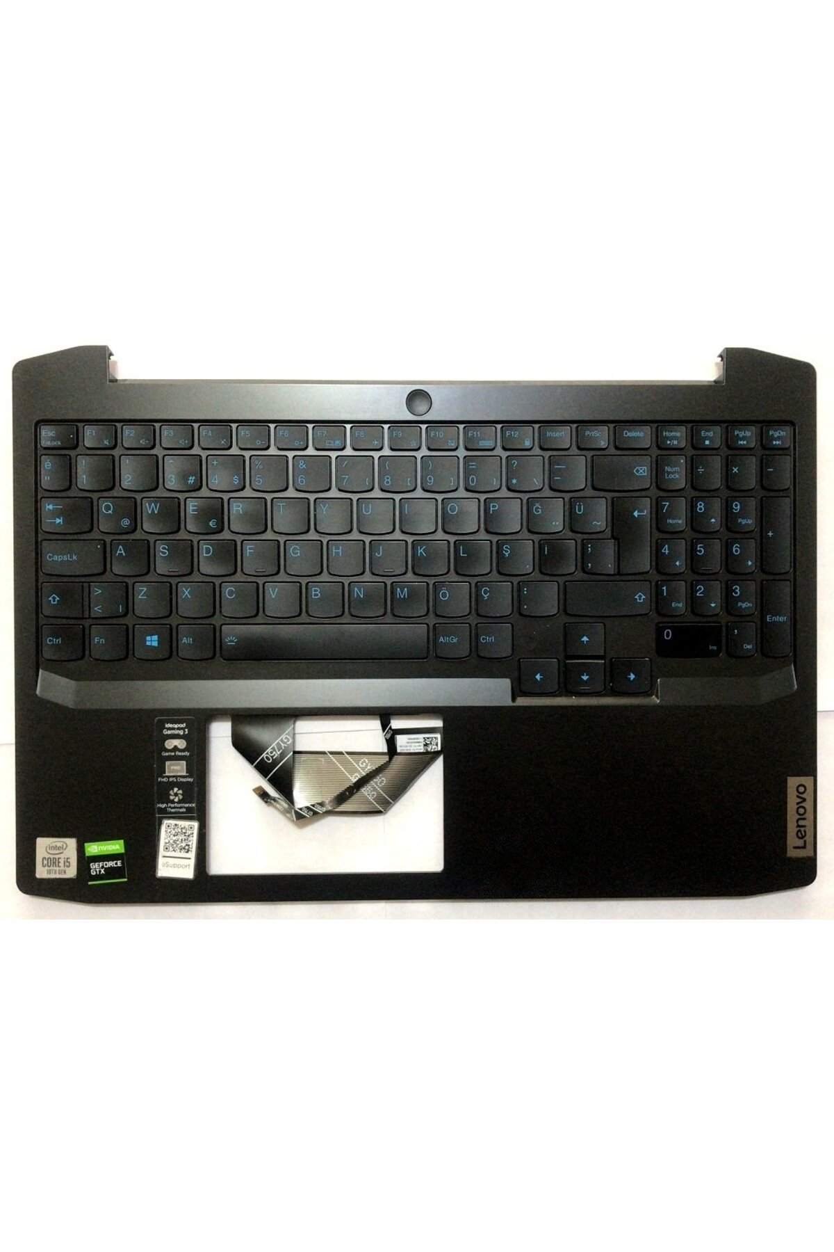 Orijinal Lenovo ideapad Gaming 3-15ARH05 Klavye Dahil Üst Kasa 5CB0Z33231 AP1JM000300 AM1JM000500