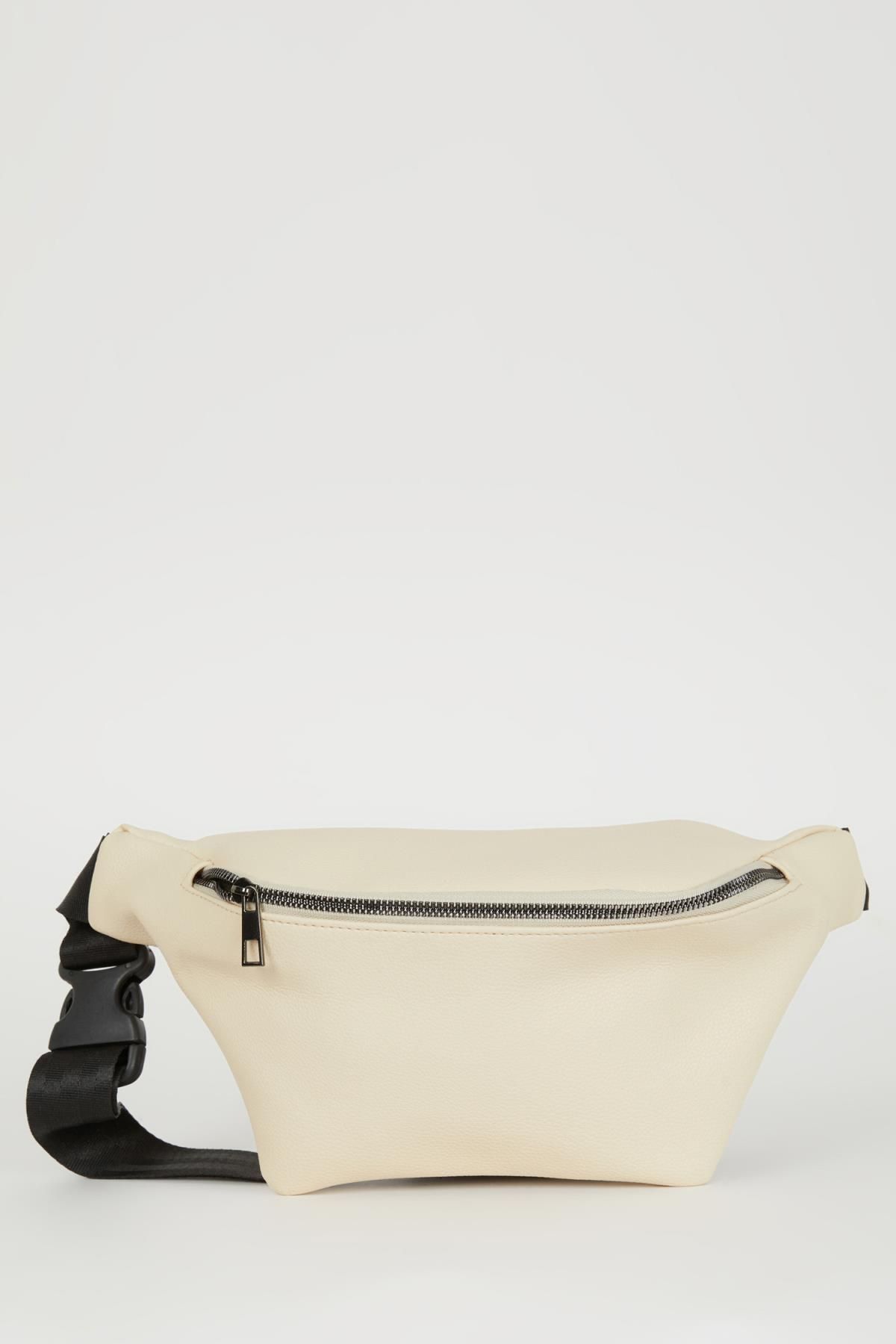 Faux leather top waist pack